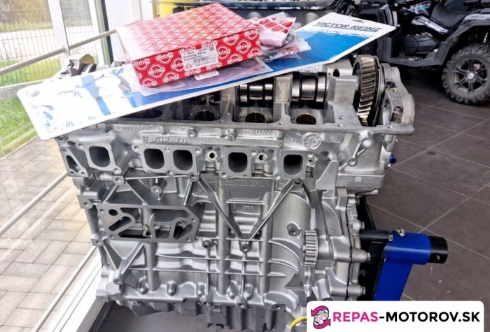 100 % repasovaný, kompletný motor VW BNZ / BPC 2,5 TDI, záruka 12 mesiacov, bočný pohľad | repas-motorov.sk